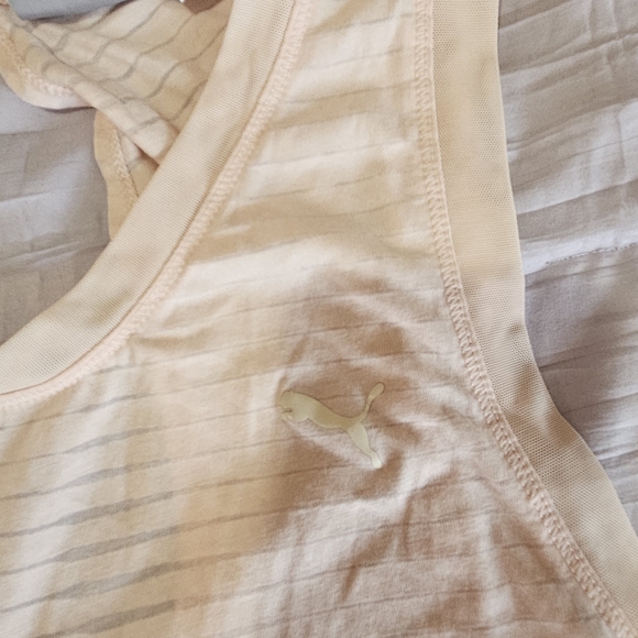 Puma Light Peach Sleeveless Top - Picture 3 of 4